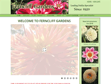 Tablet Screenshot of ferncliffgardens.com